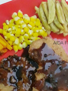 Foto resep Steak Tempe Saus lada hitam