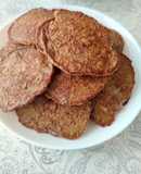 Оладьи из куриной печени и манки