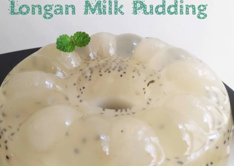 Longan Milk Puding