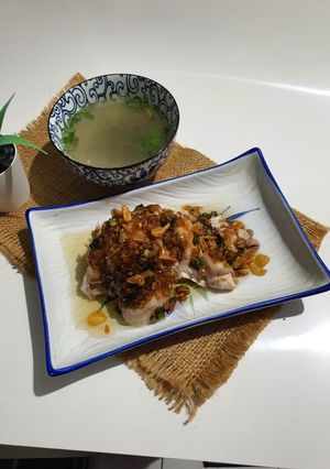 Foto resep Ayam rebus kecap ala fe