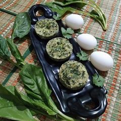 Egg Spinach Muffins A picture of Egg Spinach Muffins.