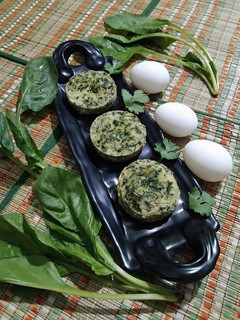 A picture of Egg Spinach Muffins.