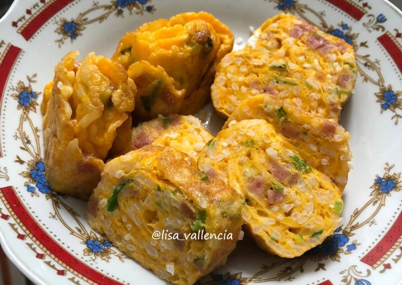 Telur Dadar Gulung Nasi (Ala Rumahan)