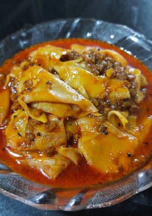 A picture of Papad methi nu shake.