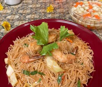 Update, Prepare Recipe Shrimp Fried VermicelliBihun Goreng Udang Delicious Steady