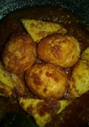 Foto resep Sambel goreng tahu telor