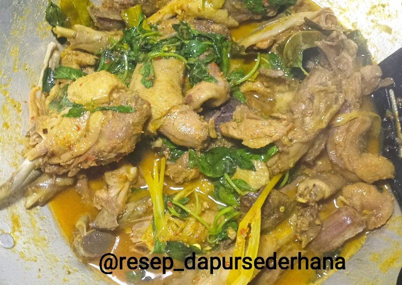 Rica-rica bebek kemangi
