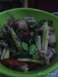 Tumis kecute(keputren, cumi, pete) cabe ijo