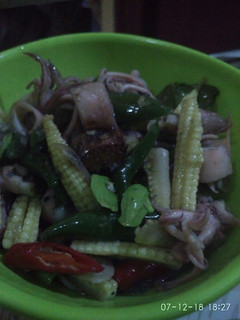 Foto resep Tumis kecute(keputren, cumi, pete) cabe ijo