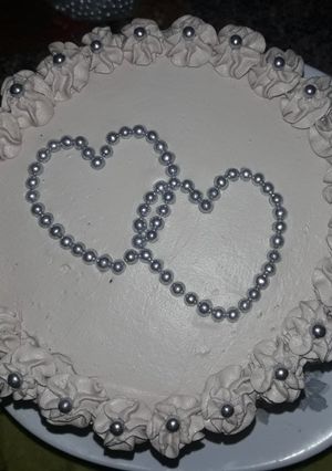 Una foto de Torta aniversario y San Valentin