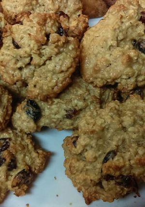 A picture of Oatmeal cranberry cookies.