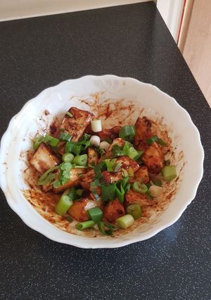 A picture of Masala mogo (cassava).