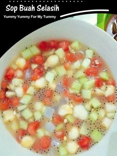 Foto resep Sop Buah Selasih
