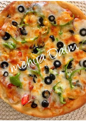 صورة لوصفة بيتزا الطاوه