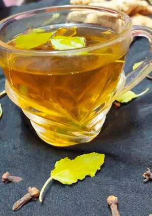 A picture of Kadha(immunity drink).