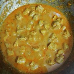A picture of Soya with Maggi masala.