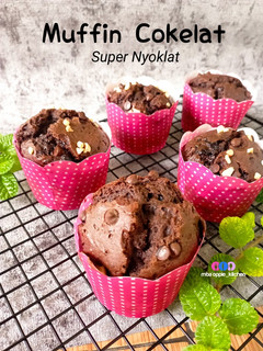Foto resep Muffin Coklat Super Nyoklat