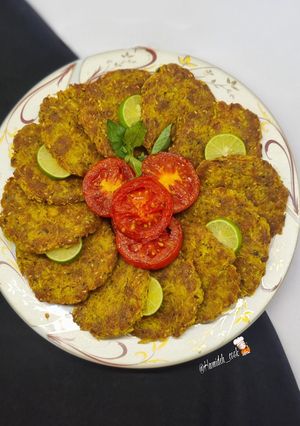 عکسی از دستور کتلت بوقلمون کنجدی🌯