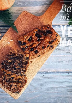 Hình của món Bánh mì táo yến mạch socola Healthy.