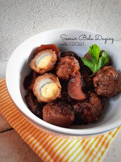 Foto resep Semur Bola Daging