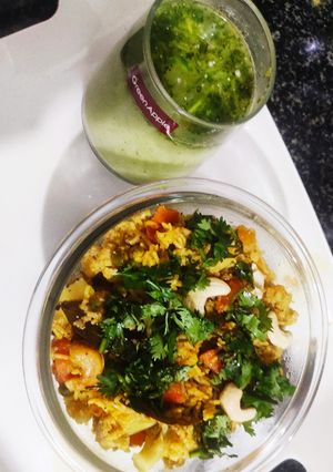 A picture of Dryfruits pulao.