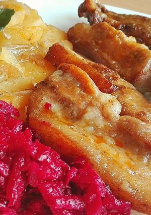 Bőrös sült malac 🍖 recept fotója