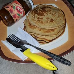 A picture of Fluffy pancakes.