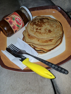 A picture of Fluffy pancakes.