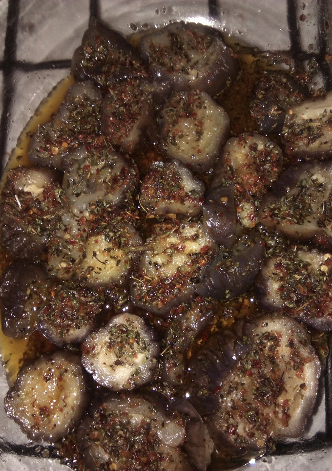 Una foto de Berenjenas al escabeche