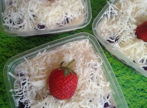 Foto resep Ubi Ungu Vla Keju
