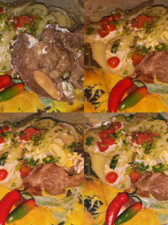 Una foto de Bifes a la criolla
