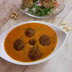 Broccoli kofta Curry A picture of Broccoli kofta Curry.