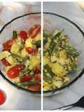🥔🫛🥚Ensalada de papa, chaucha y huevo 🥚🫛🥔 opcional tomate 🍅😉