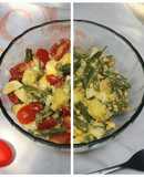 🥔🫛🥚Ensalada de papa, chaucha y huevo 🥚🫛🥔 opcional tomate 🍅😉