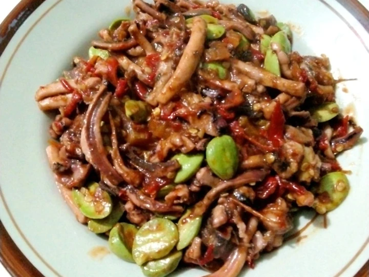 Easy Steps to Make Recipes Sambal cumi pete the So Delicious Appealing.