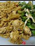 "Fried" Rice with Chicken and Vegetables