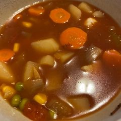 A picture of Simple Slow Cooker Vegetable Soup.