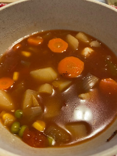 A picture of Simple Slow Cooker Vegetable Soup.