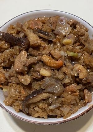 古早味香菇油飯 的食譜成品照片