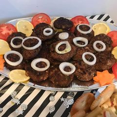 Peshawari Chapal kababs A picture of Peshawari Chapal kababs.