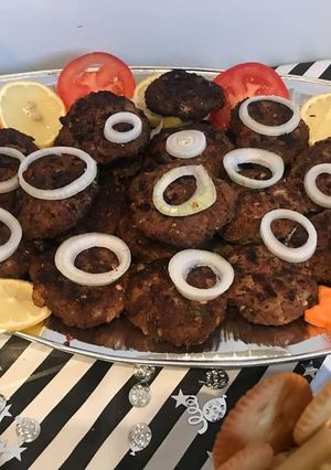 A picture of Peshawari Chapal kababs.