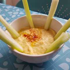 Una foto de Hummus de garbanzos fácil y rápido
