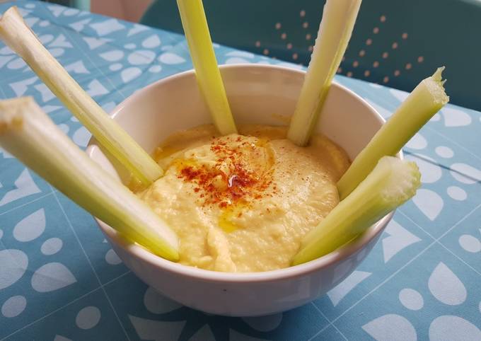 Hummus de garbanzos fácil y rápido Receta de Cristina Aymar Bru- Cookpad