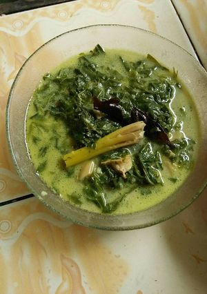 Foto resep Daun singkong santan kari