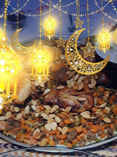 صورة لوصفة اوزي بالدجاج