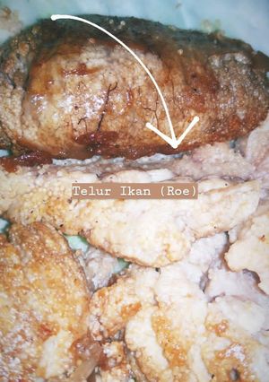 Foto resep Telur Ikan Mas Goreng