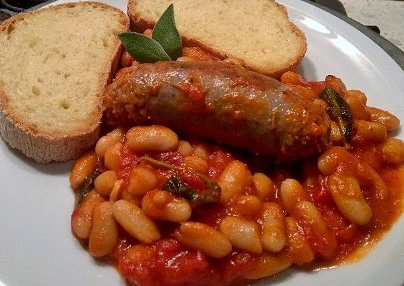 Salchicha Italiana y Frijol Blanco