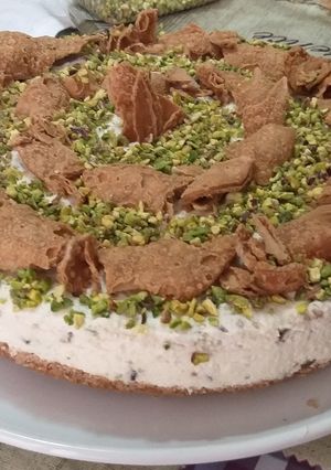 A picture of 🍰 Cannoli Cake 🍰.