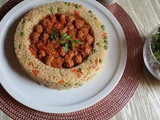 الارز بالخضار والكفته