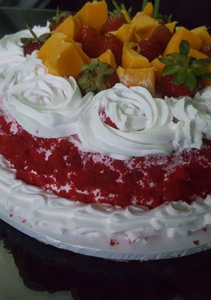 A picture of Red velvet cake.
